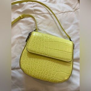 Zara lime green purse